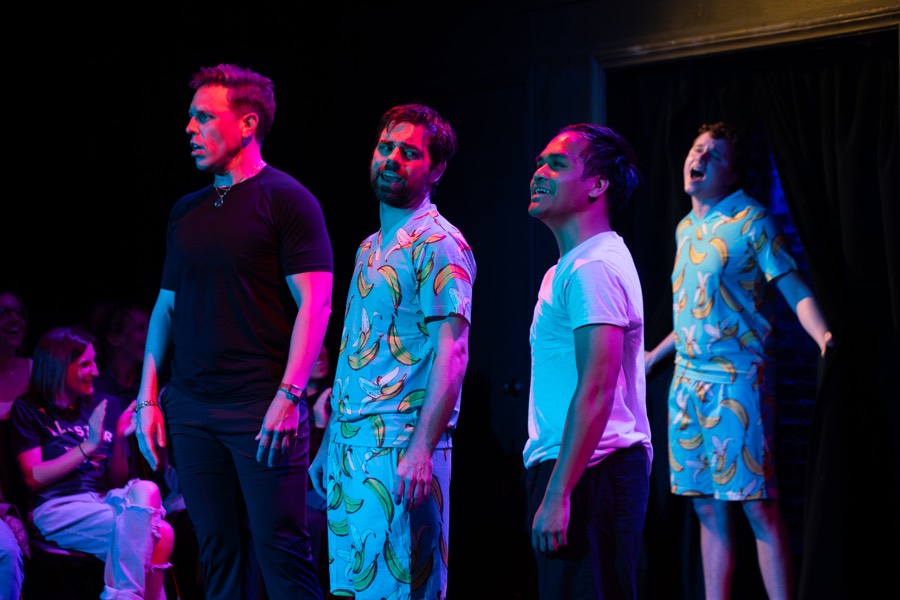 Production image from Heated Rivalry: The Musical Parody!