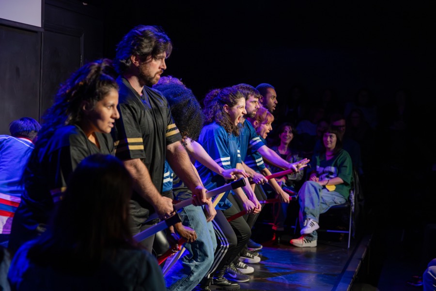 Production image from Heated Rivalry: The Musical Parody!