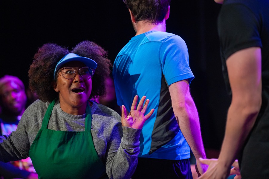 Production image from Heated Rivalry: The Musical Parody!